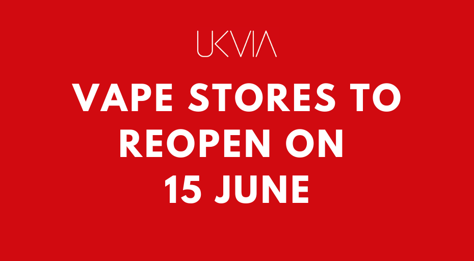 Vape shops to reopen